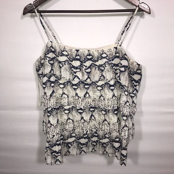 Women's Endless Rose Snake Print Tiered Ruffle Top - Picture 2 of 6